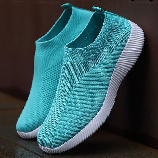 Chaussures Larges Pour Femmes Pieds Enflés - Confort élastique, Semelle Antidérapante - Pour Travail, Marche, Diabète - Taille 41 EU