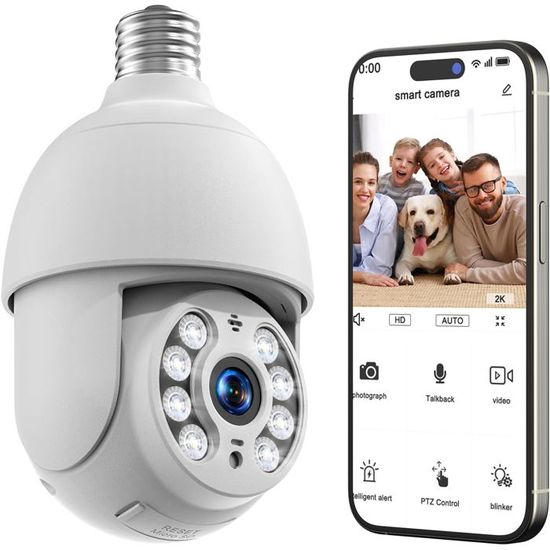 Caméra WiFi EZVIZ SmartCam 360° – HD 1080p – Vision Nocturne Et Suivi Auto