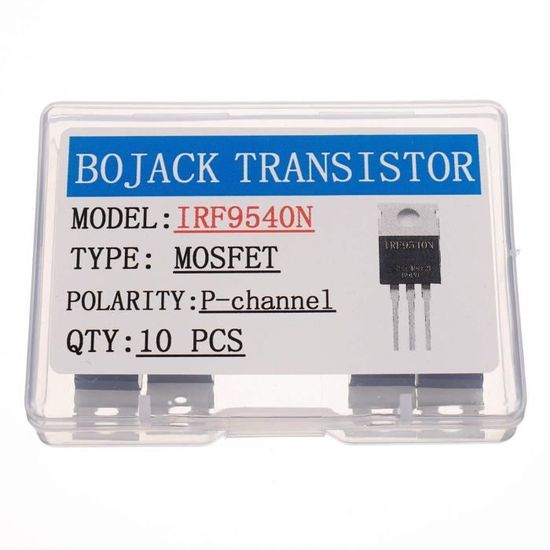 2X (10 X IRF9540 P-Channel MOSFET Di Alimentazione 23A 100V TO - Foto 12