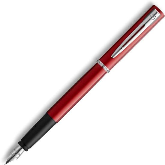Stylo Plume Parker IM Premium Portal - Dégradé Rouge/Noir, Plume Fine, Coffret Cadeau