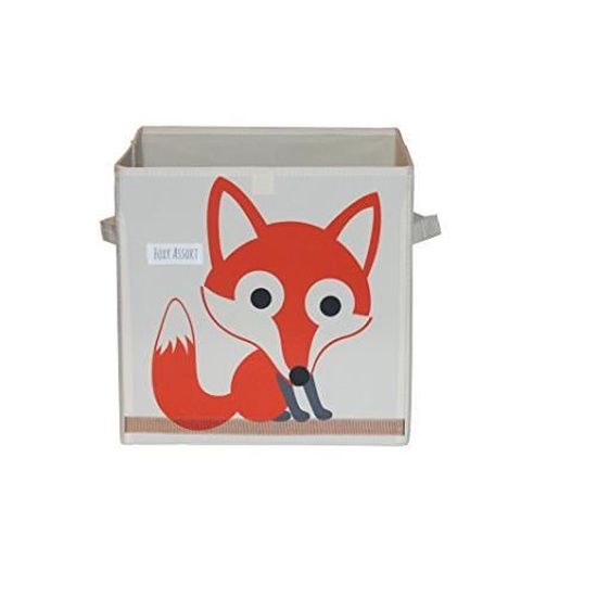 Cube de rangement ANIMAL Box Toys Accueil Organisateur Renard Lapin Hérisson