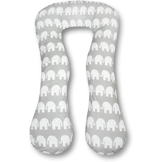 Housse De Coussin D’Allaitement — Taie Lavable En Machine, Motifs Mignons, Pour Oreiller De Grossesse
