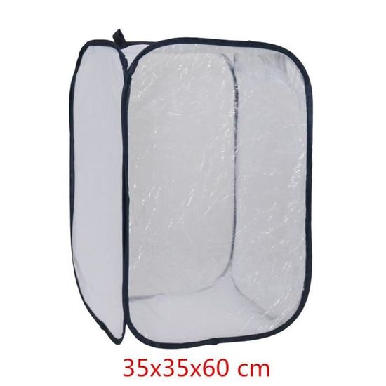 Cage Filet Pour Insectes Et Papillons 60x60x90cm - Habitat Pliable Pour Observation Et Élevage
