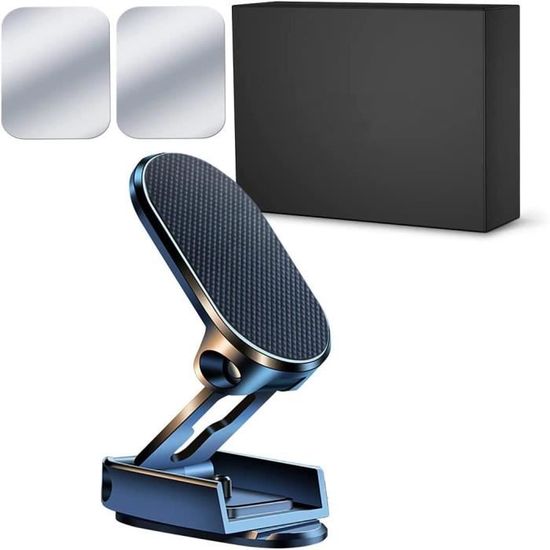 Support Téléphone Magnétique Voiture Pour VW Transporter Multivan T7 2022+ - Fixation Grille Aération, Rotation 360°, Aimants Puissants
