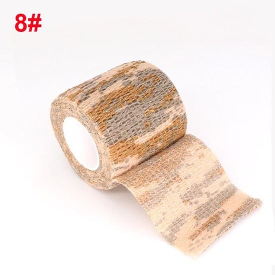Bandage Autoadhésif Camouflage - 15 Rouleaux 7,5cm X 4,5m Pour Humains Et Animaux - 5