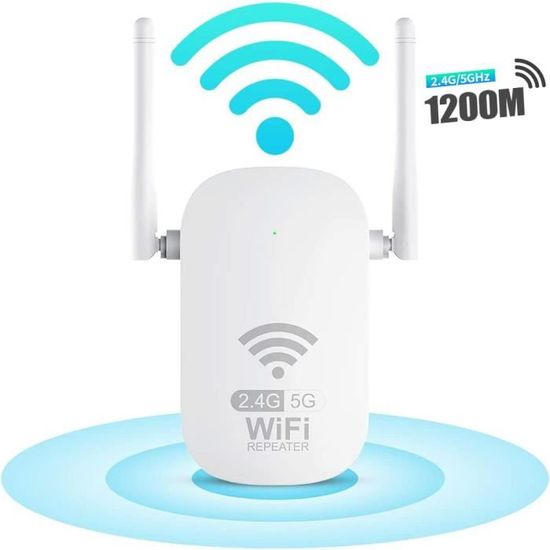 Répéteur WiFi Amplificateur WiFi 300Mbps, WiFi Extender jusqu'à 120㎡,  répéteur WiFi Puissant avec Un Port Ethernet | Booster WiFi Jusqu'à 25  appareils