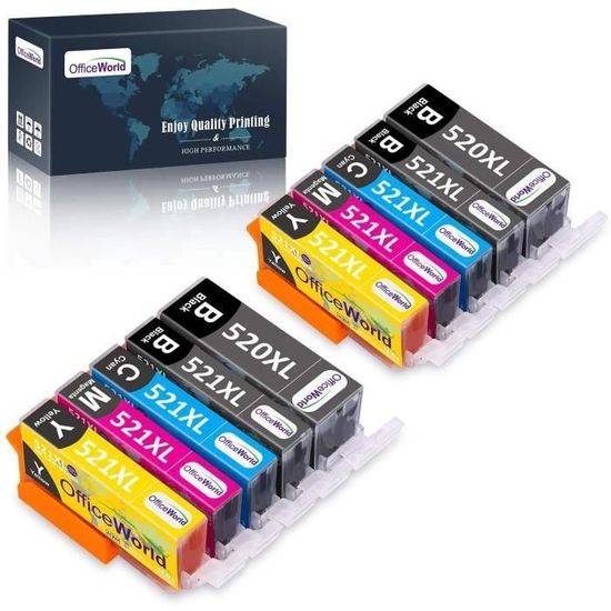 10 CARTUCCE COMPATIBILI PGI-520 PER CANON MP550 MP630 MP560 MP620 - Foto 3