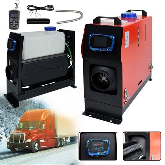 Chauffage Diesel 8.3KW 12V/24V - Télécommande Bluetooth - Pour Camping-Car Fourgon