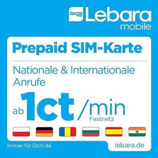 Сим карта lebara