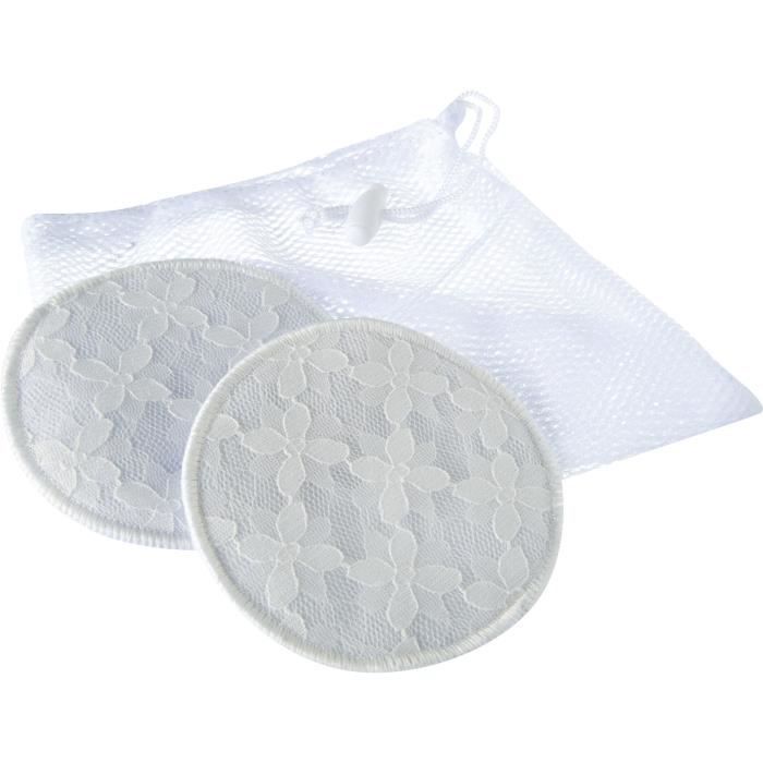 12Pcs/Set Coussinets Dallaitement Lavables en Fibre de Bambou Tampons pour Poitrine Coussinets pour Soutien-gorge Anti-Fuites Protège-mamelons Cadeau de Naissance 