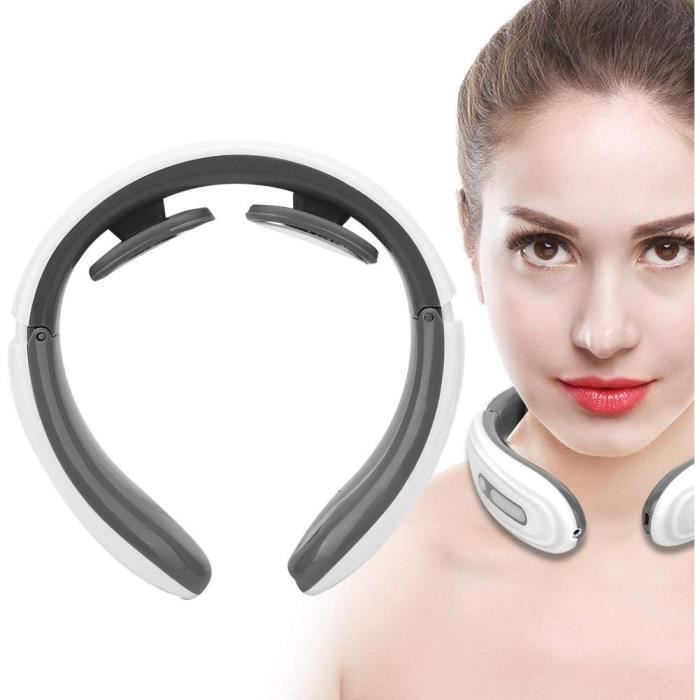 Masseur Cervical Portable Pour Cou Et épaules - Relaxation Profonde, Blanc, Neuf Générique