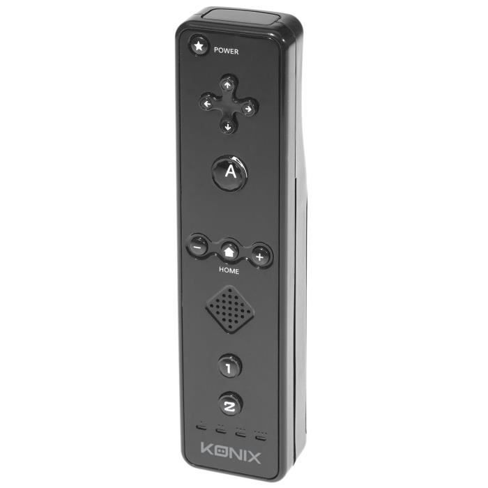 KONIX Manette Compatible Wii / Wii U Motion + Noir - Cdiscount Informatique