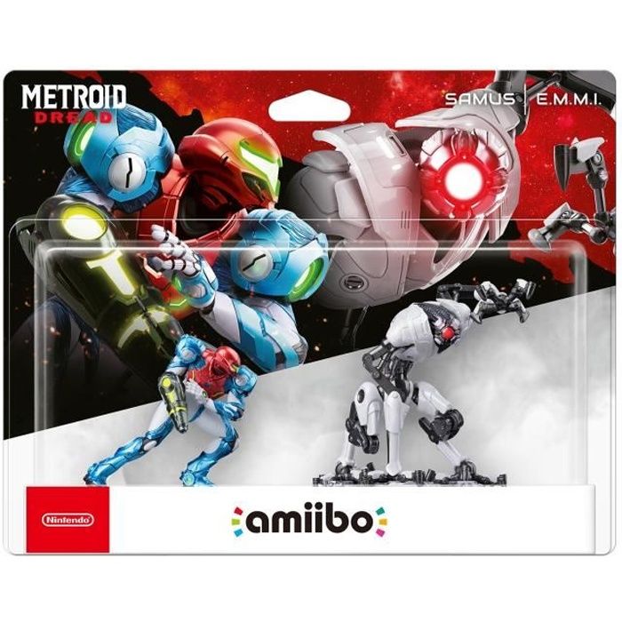 Figurine Amiibo - Samus & E.M.M.I. • Collection Metroid