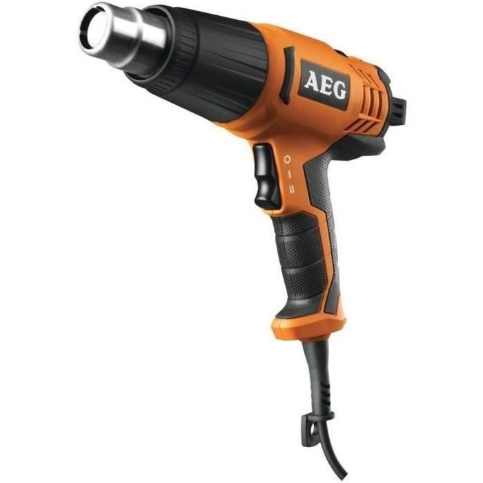 AEG POWERTOOLS Décapeur 2000W, 90° à 600°C, coffret + 3 buses