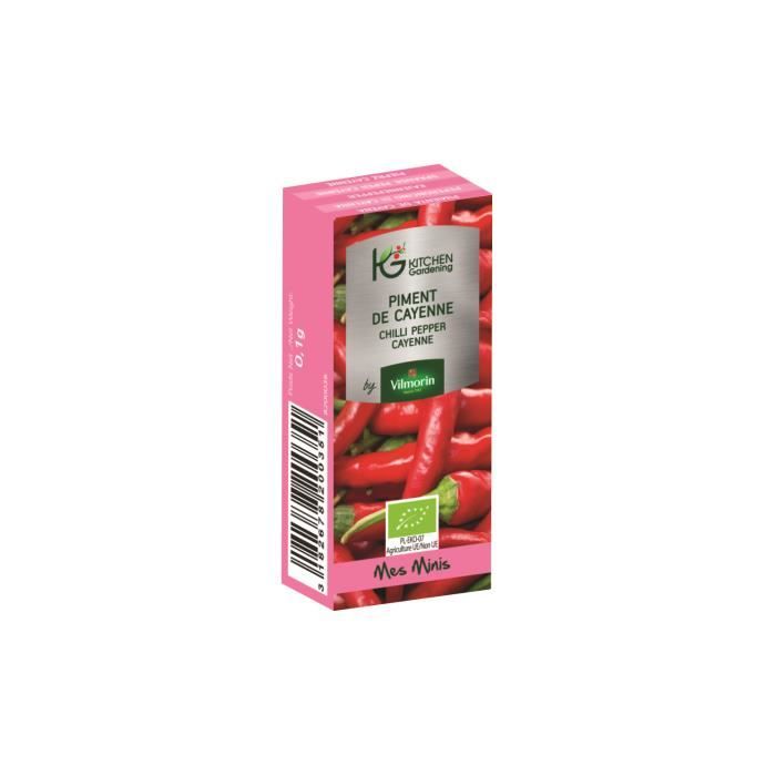 KITCHEN GARDENING by Vilmorin Piment de Cayenne pour jardin d'intérieur