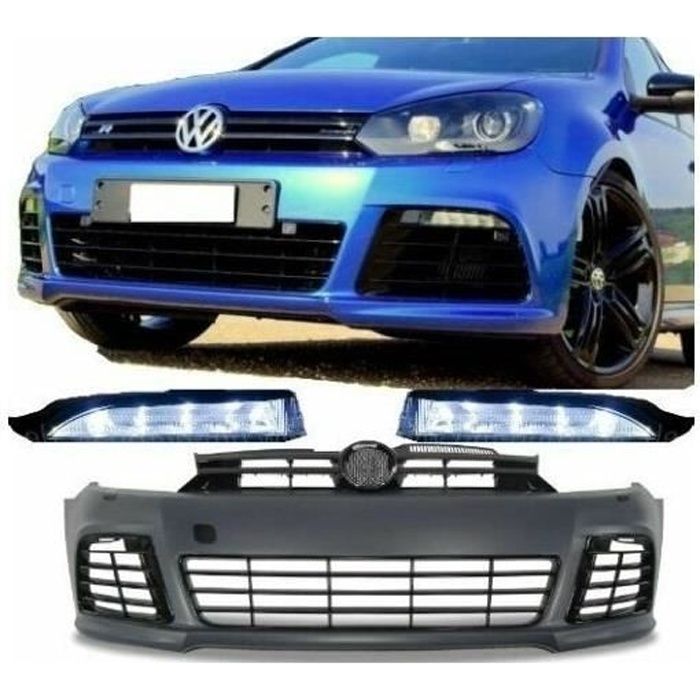 PARECHOC PARE CHOC VW GOLF 6 TYPE R20 EN ABS + FEUX DE JOUR LED