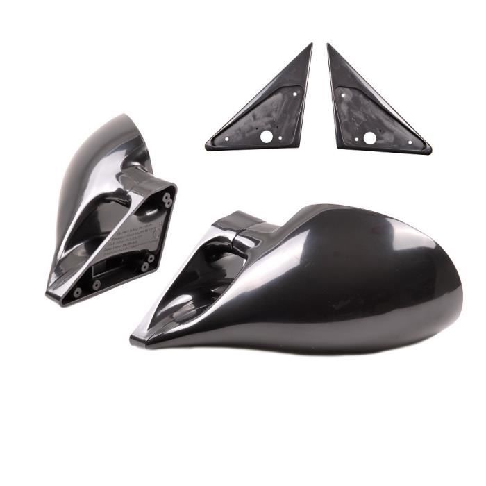 2 RETROVISEUR MANUEL M3 BMW E36 SERIE 3 BERLINE COMPACT + 2 PLATINES