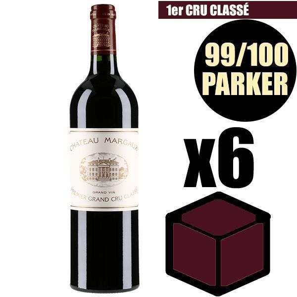 X6 Château Margaux 2010 75 cl AOC Margaux Rouge 1er Cru Classé Vin Rouge