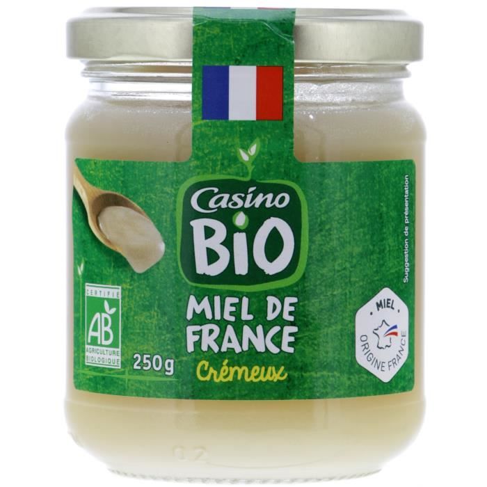 CASINO Miel de France Bio - 250G
