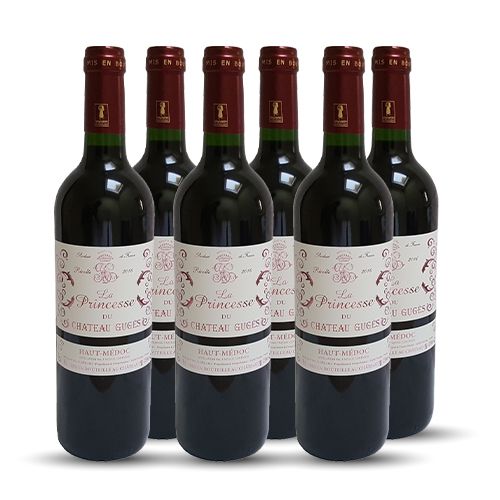 Château Gugès La Princesse Haut-Médoc Rouge 2016 6x75cl