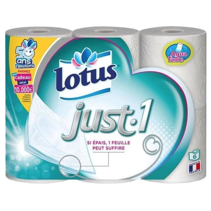 Lotus Just-1 6 Rouleaux (lot de 3)