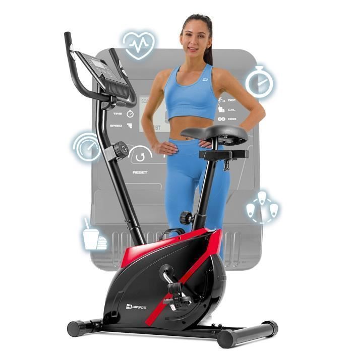 Vélo d’appartement magnétique HS-2070 ONYX Hop-Sport RED