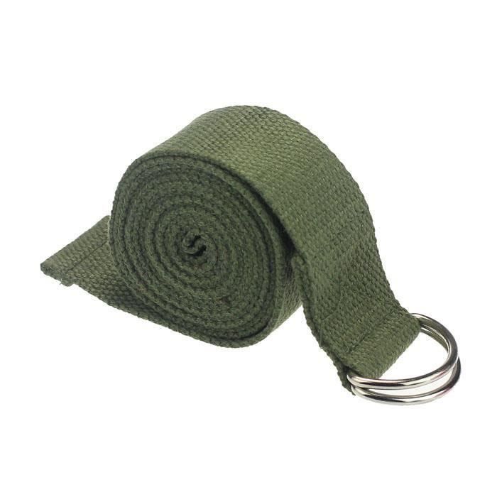 FRI Nouveau Corde de yoga sangle d-Ring ceinture taille jambe fitness 180 cm réglable GN ZSY4082804E