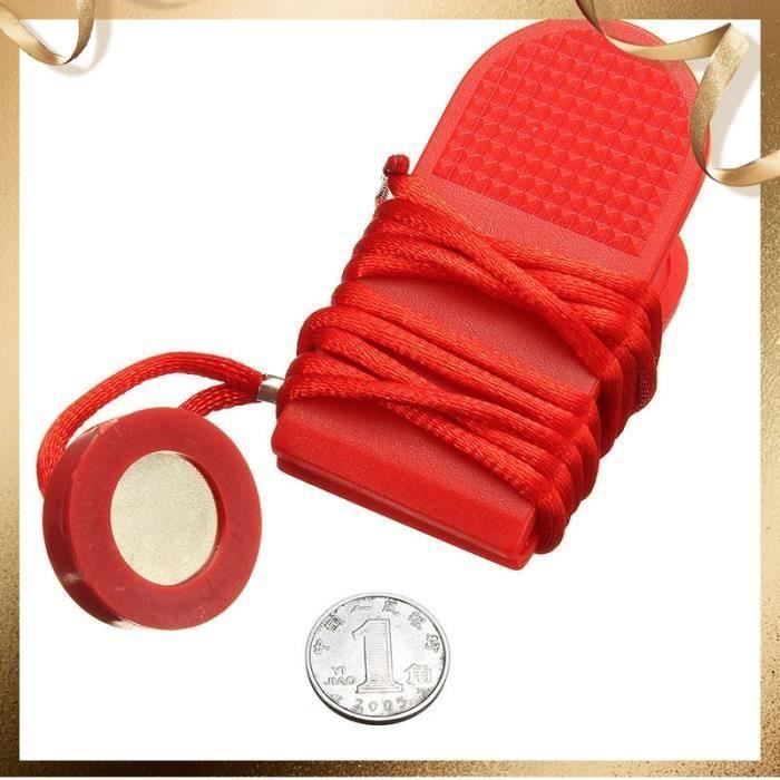 Prem Universel sport course Machine sécurité clé tapis de course magnétique sécurité interrupteur verrouillage rouge utile