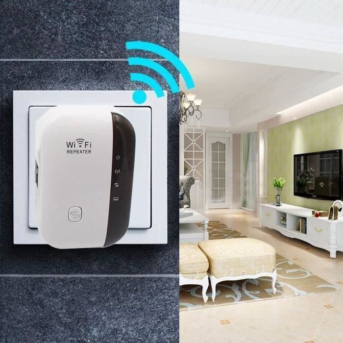 300Mbps WIFI Repeteur Booster De Signal Sans Fil WiFi Extender Mini Amplificateur Portatif*SQ MC20421