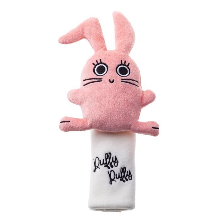 Milk&Moo Couvre-ceinture de sécurité Chancin lapin rose pour enfants