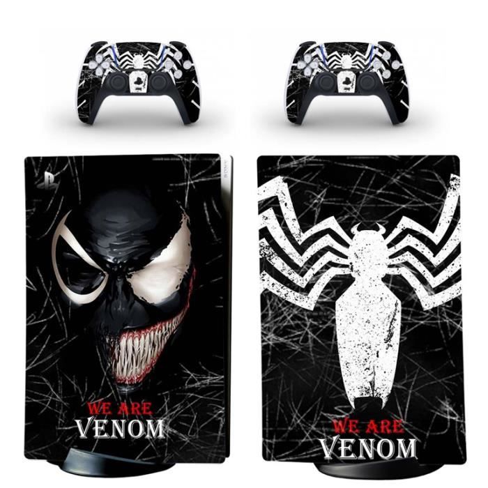 PS5 Sticker de We are Venom avec Skin pour Console et 2 contrôleurs sticker,PlayStation 5 Digital Edition
