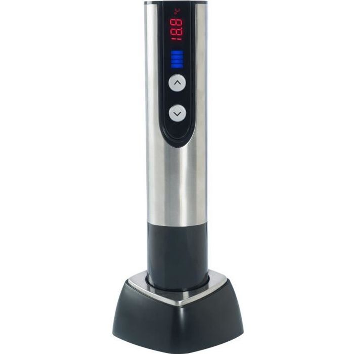 CLIMADIFF TB5035 tire bouchon électrique 2 en 1 rechargeable-Ecran LCD-Thermomètre infrarouge