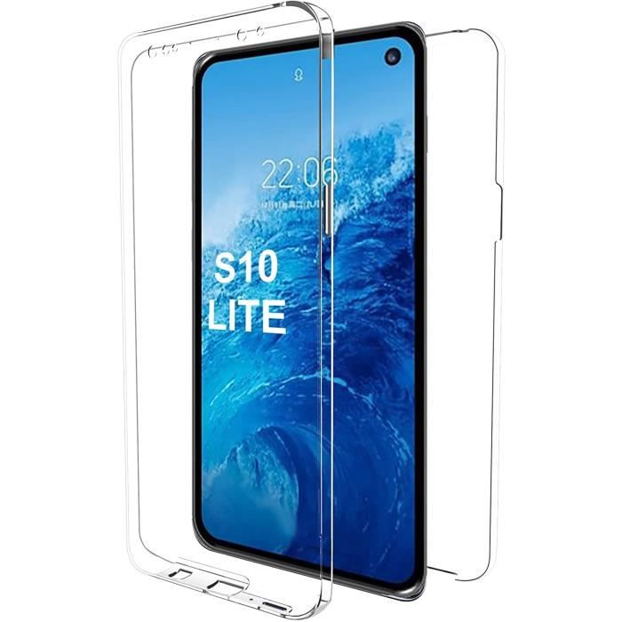 Coque pour Samsung S10 Lite Transparente Ultra Fine Double 360° Avant TPU Arrière PC Haute Résistance