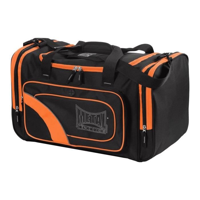 METAL BOXE Sac de Sport Club - Noir et Orange