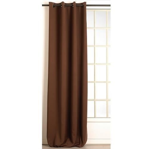 Rideau isolant thermique HIVER couleur Marron 1…