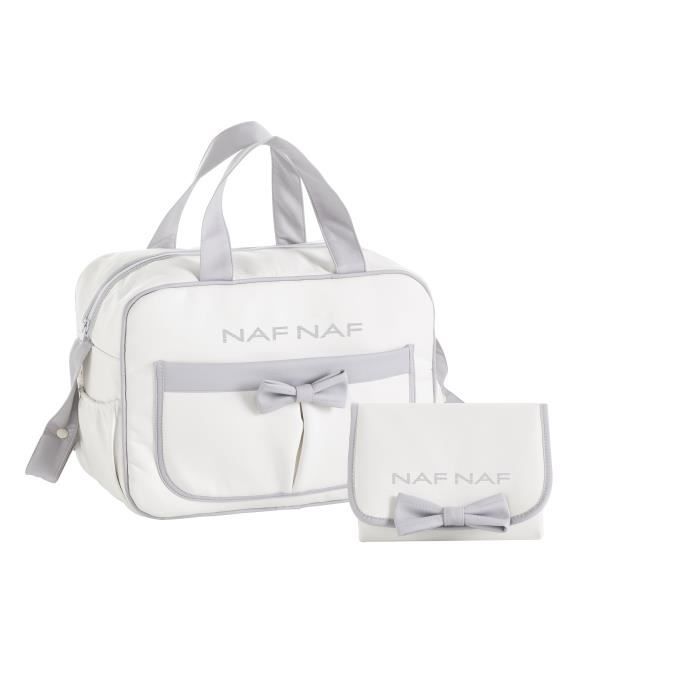 Sac à langer avec son tapis gris
