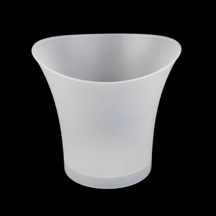 5L étanche en plastique LED seau à glace lumineux cool KTV barres nuit jaune