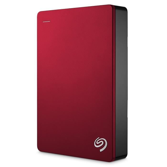 Seagate portable externe disque dur 6,4 cm (2,5) avec 5tb Capacité de stockage Rouge