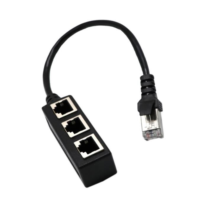 SWITCH - HUB ETHERNET - INJECTEUR 1 pièce séparateur RJ45 1 à 3