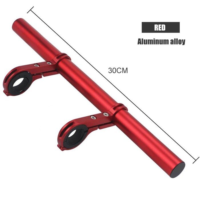Guidon Vélo Alliage Alu Forme Hirondelle - 25,4 Mm, Pour VTT Et Vélo Route, Noir