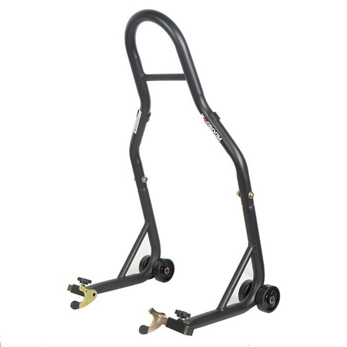 Béquille Arrière Monobloc CRUIZER Pour Fourche De Moto - Noire Et Neuve