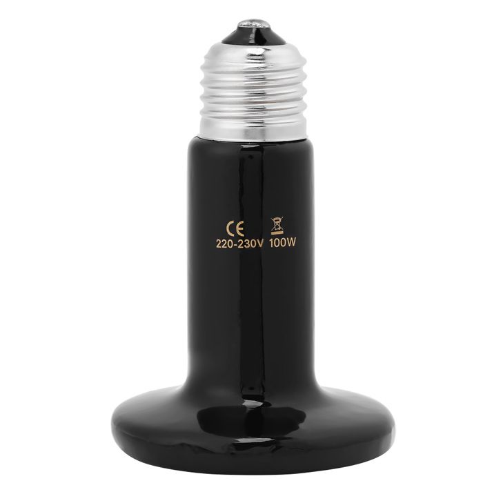 Comparer les prix de Lampe chauffante infrarouge en céramique pour animaux de compagnie, ampoule pour reptiles, 100 W