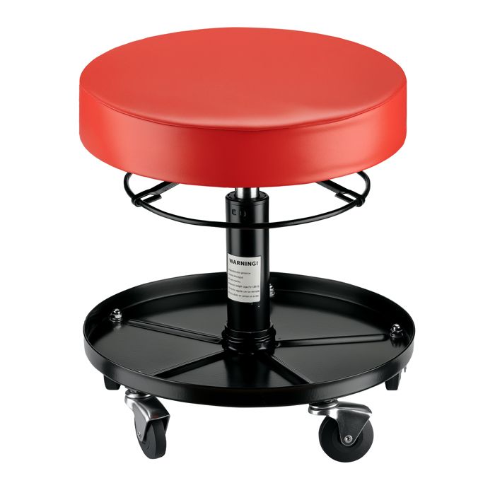Wiltec Tabouret de mécanicien – capacité max. 150 kg – en Acier – Hauteur réglable 405-535 mm – sur 5 roulettes pivotantes 360° – Si Wiltec Tabouret de mécanicien – capacité max. 150 kg – en Acier – Hauteur réglable 405-535 mm – sur 5 roulettes pivotantes 360° – Si
