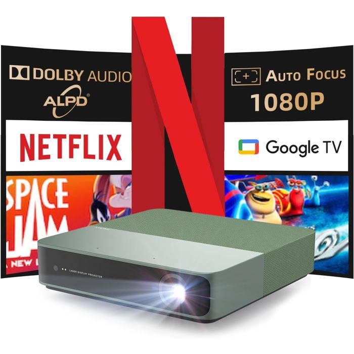 Netflix Certified Formovie S5 Laser Projector Tech ALPD Google TV Mini Portable Outdoor Type-C for External Battery Smart 108