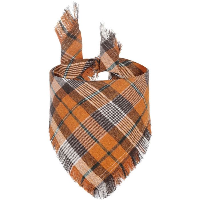 Bandana pour chien - EINNENFFER - Modèle automnal - Lavable en machine - Réglable - Tissu doux