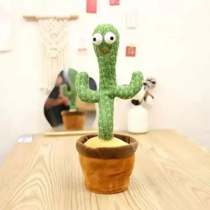 Jouet Peluche - KEEPER - CACTUS GRINGO - Danse et Chante - Répète - Mixte 3 ans et plus