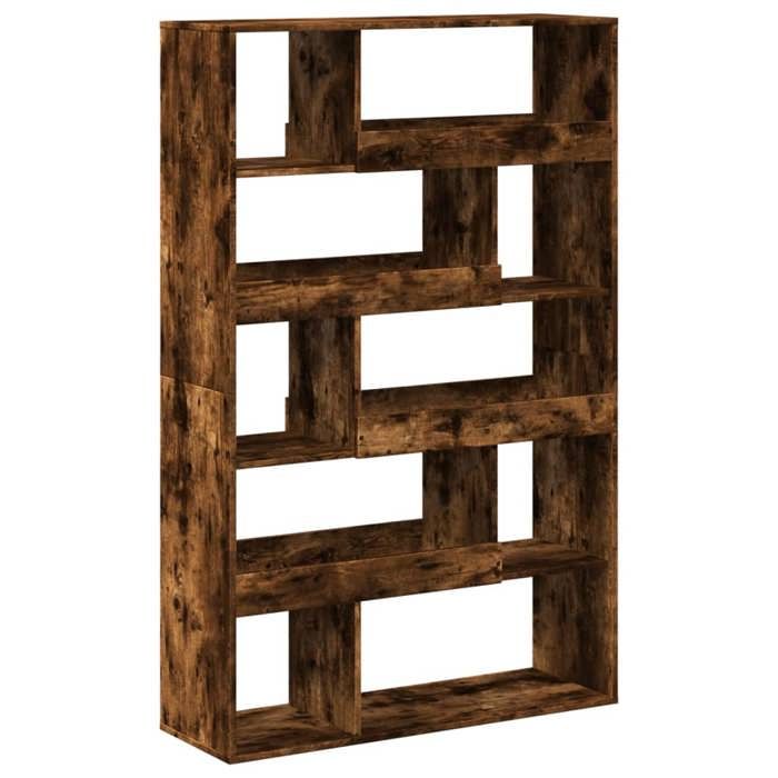 SALE 2026Bibliothèque - Colonne/Meuble Étagère de rangement pour livres - chêne fumé 100x33x156 5cm - bois dingénierie 45.8 Kg 29