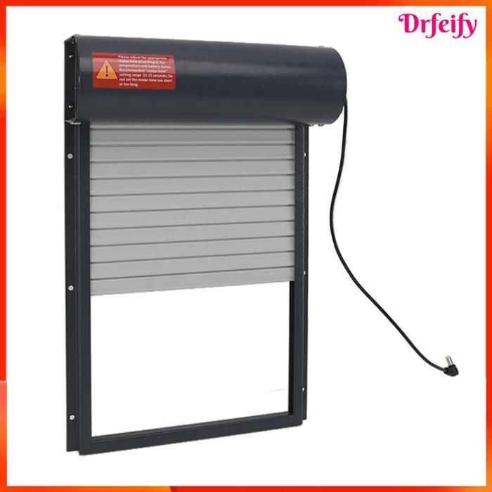 Comparer les prix de Porte automatique de poulailler - AKOZON - Programmable - Solaire - Avec affichage LED - Gris