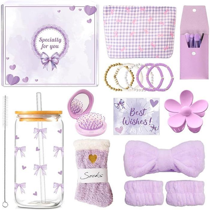 Jouet Fille Avec Tasse Carte TinkerPlay Cadeau Violet Pour Fille - Tasse, Carte Remerciement Et Poupée Jouet Anniversaire