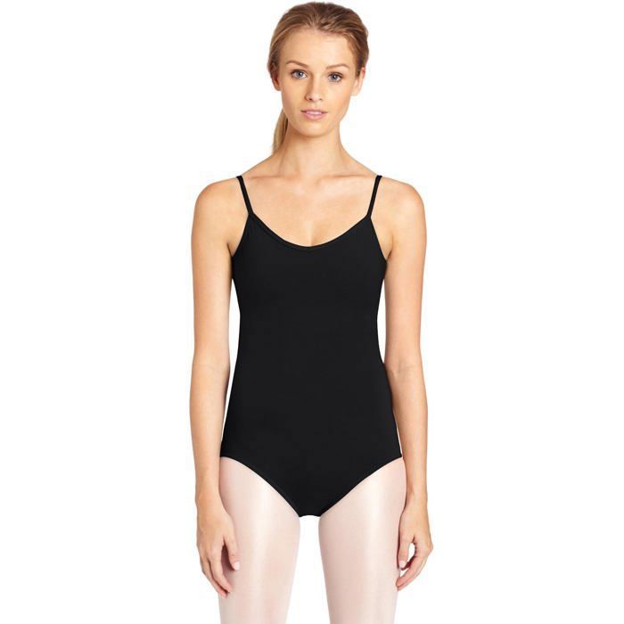 Tutu - justaucorps Capezio - CC102-BLKL - Justaucorps a col en V pour femme Vert hunter S vert sapin S